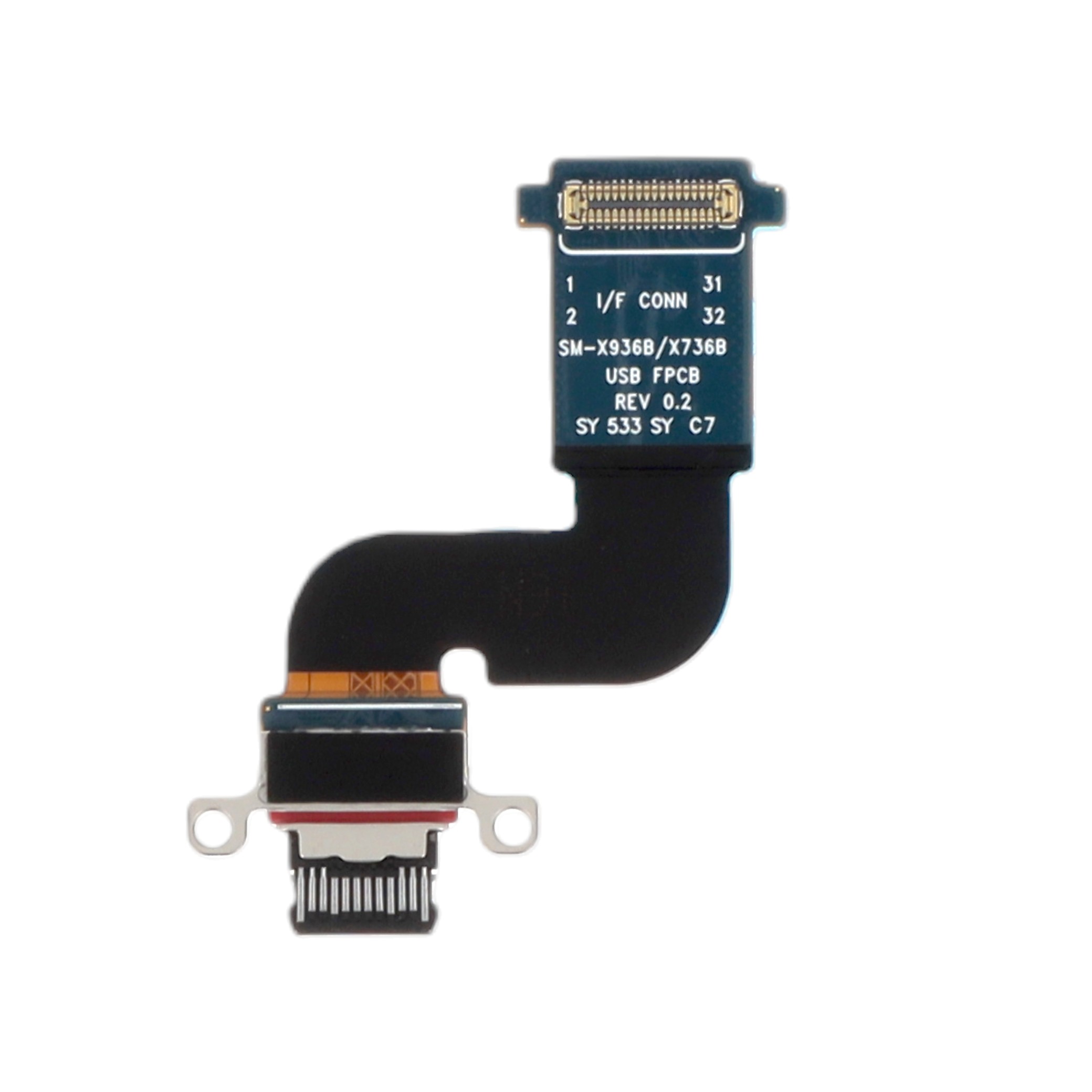 Nappe FPCB USB-C Galaxy Tab S11 Ultra 5G (X936)