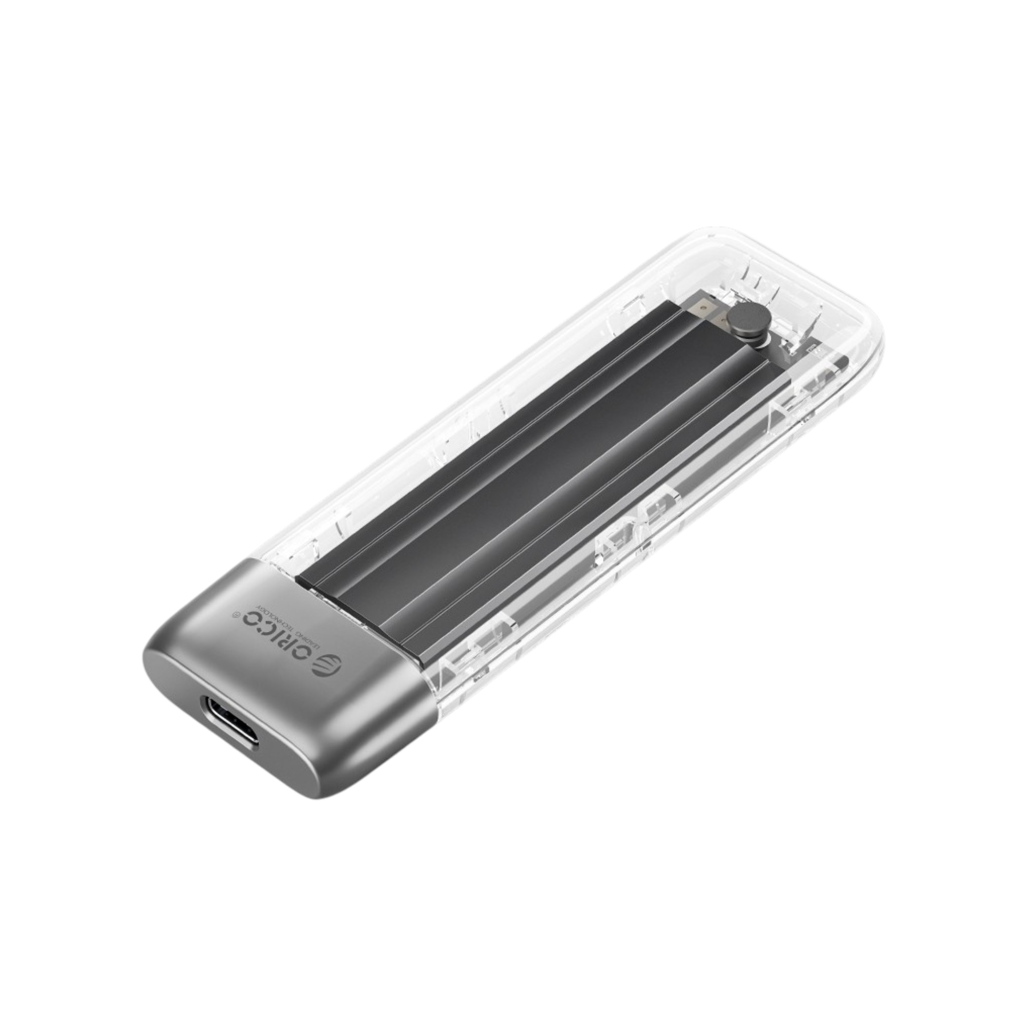 ORICO Boîtier Externe SSD M.2 SATA USB-C (TXM2F-C3-GY-EP)