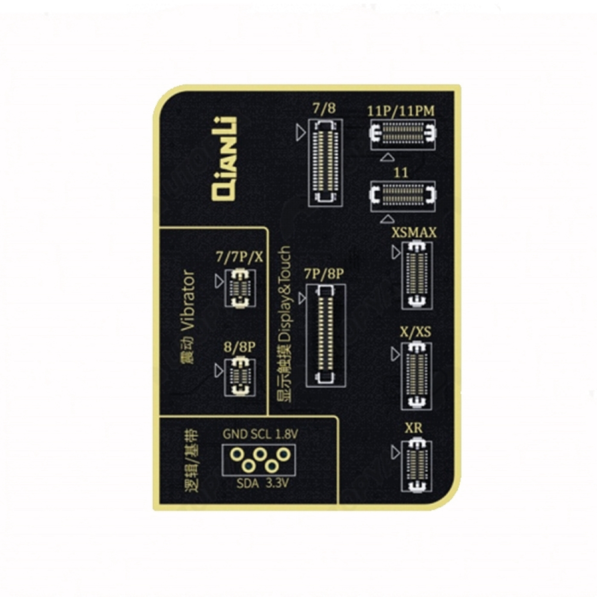 QIANLI iCopy Plus V1 Carte LCD iPhone 7/11 Pro Max