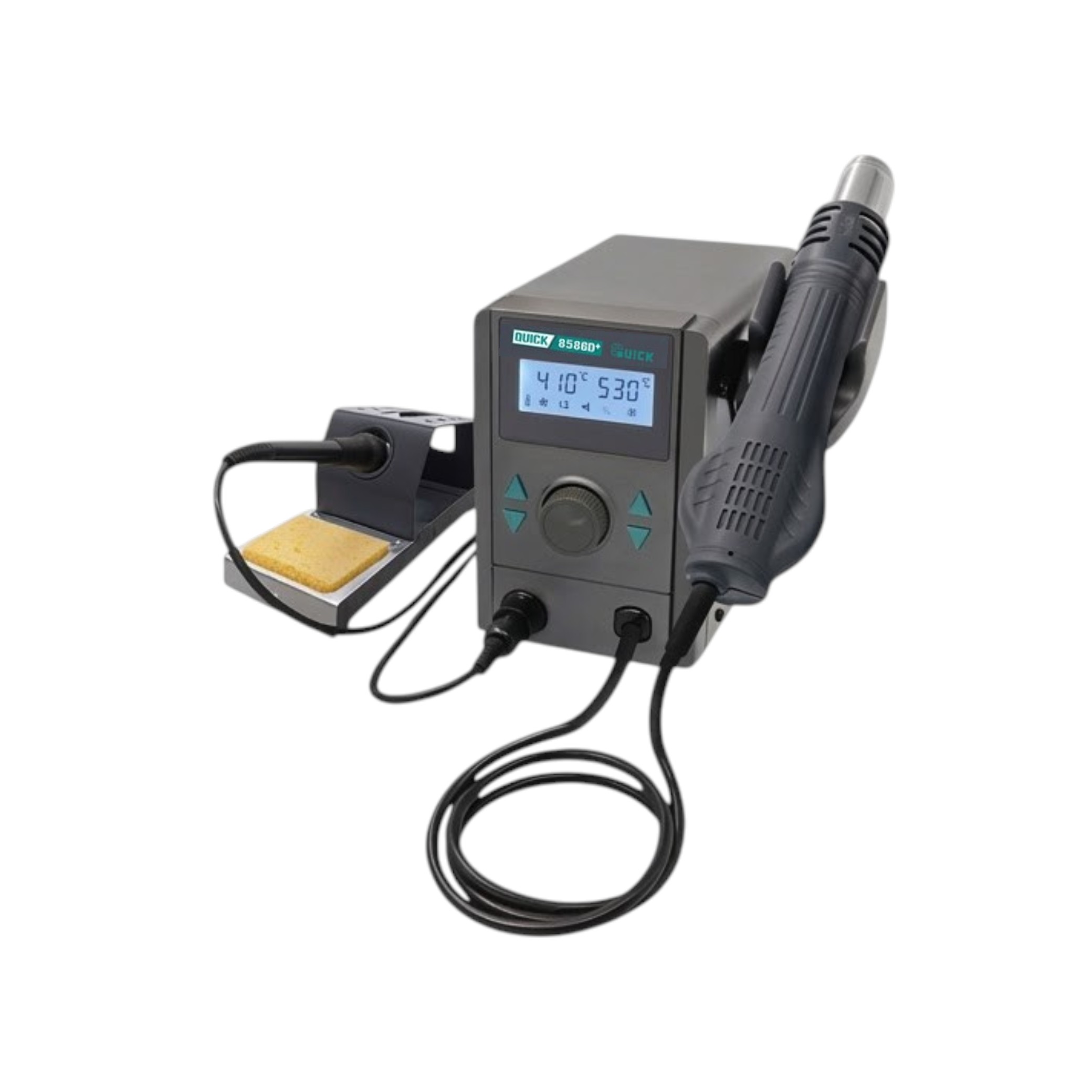 QUICK 8586D+ Station 2en1 Air Chaud/Microsoudure