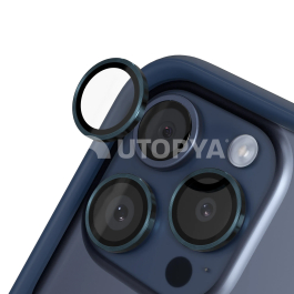 RHINOSHIELD Protection Caméra iPhone 15 Pro/15 Pro Max (Bleu)