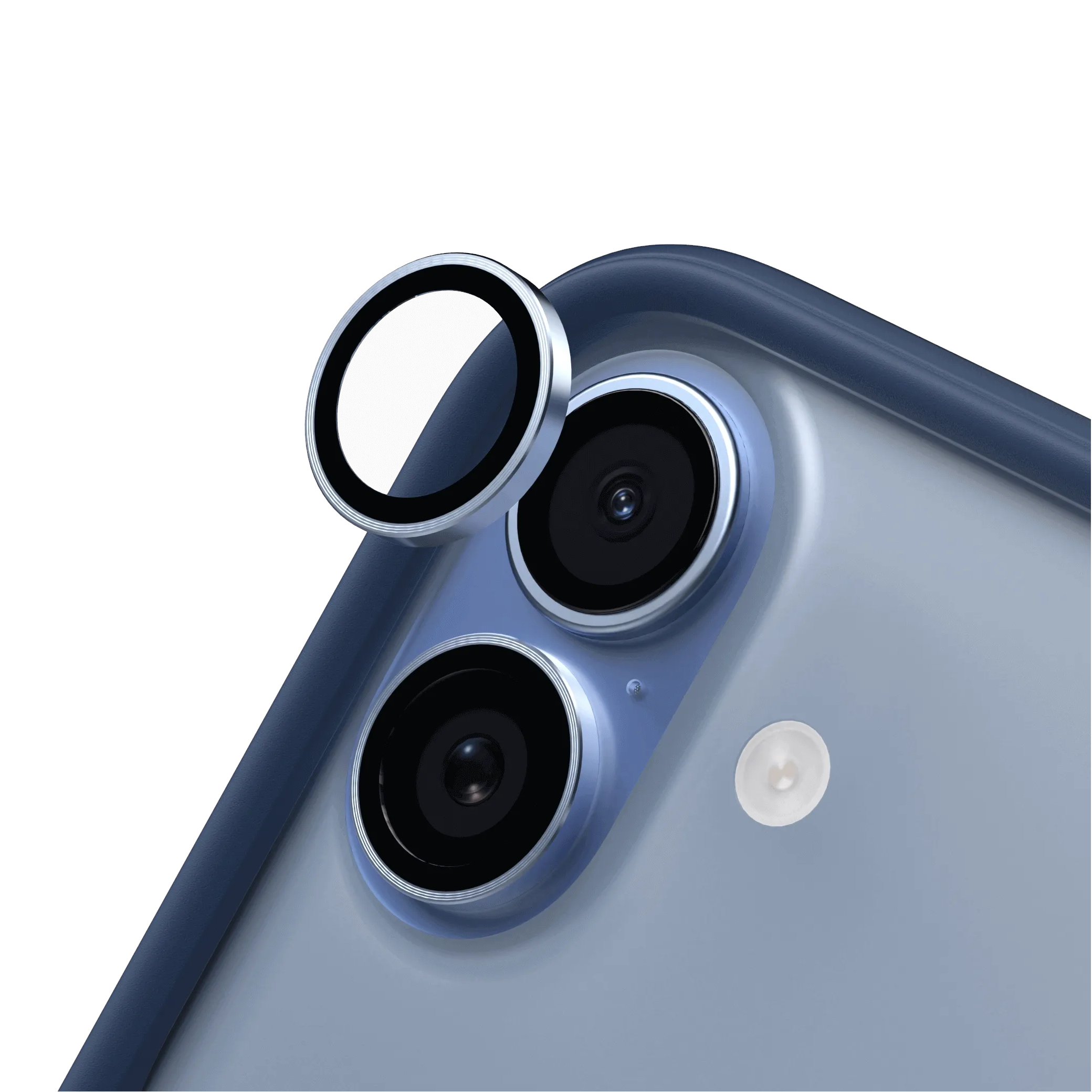 RHINOSHIELD Protection CaméraiPhone 16/16 Plus/17 (Bleu)