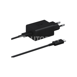 SAMSUNG Adaptateur Secteur USB-C 45W + Câble (Noir) (Masterbox 10pcs)