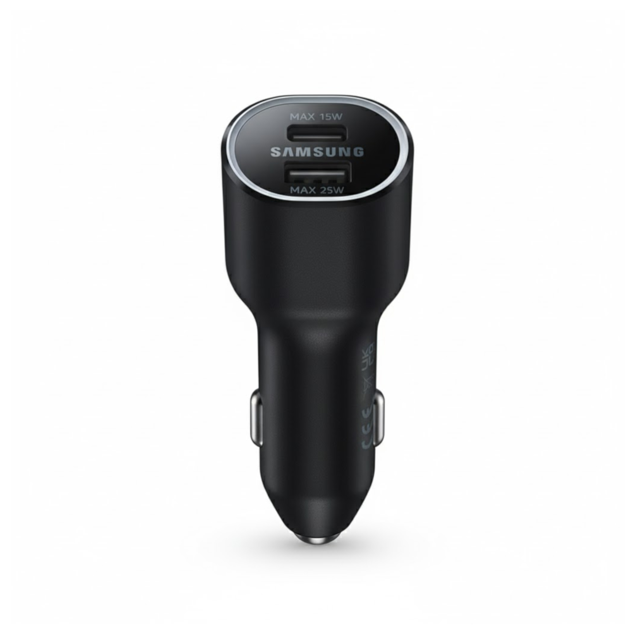 SAMSUNG Chargeur Voiture (25W) (USB-A + USB-C)