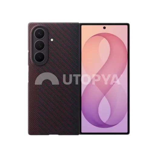 Samsung Coque Carbone MagSafe Galaxy Z Fold8 Ultra (Violet)