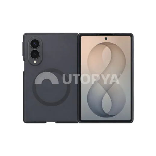 Samsung Coque Miroir MagSafe Galaxy Z Fold8 (Argent)