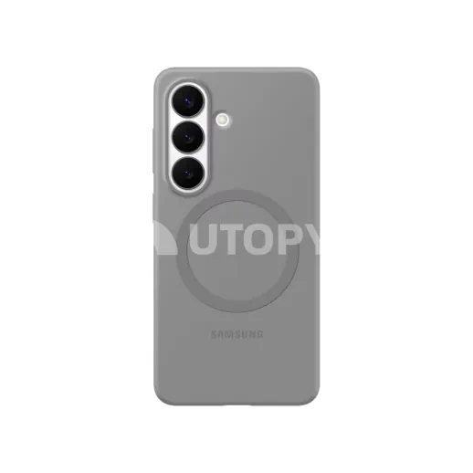 Samsung Coque Silicone MagSafe Galaxy S26 (Gris)