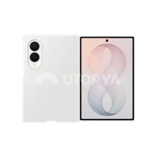 Samsung Coque Silicone MagSafe Galaxy Z Fold8 (Crème)
