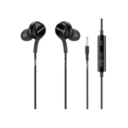 SAMSUNG Ecouteurs Jack avec Micro intégré (Noir) (Bulk)