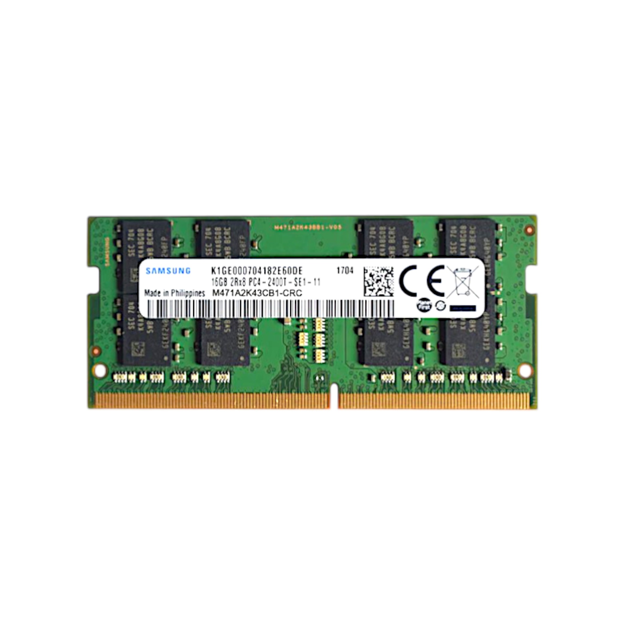 Samsung SO-DIMM 16Go DDR4 (2400Mhz) (Refurb)