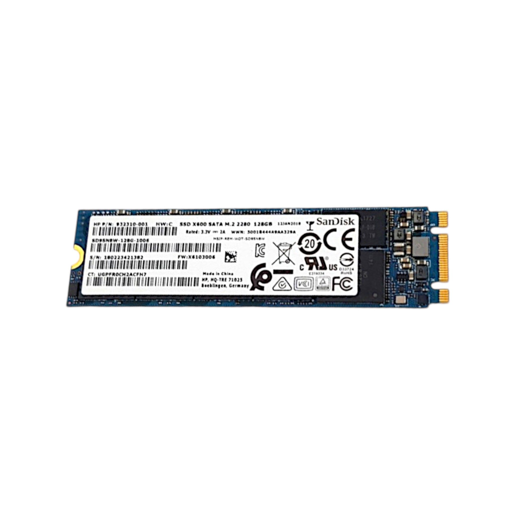 SanDisk SSD M2 SATA (128Go) (Refurb)