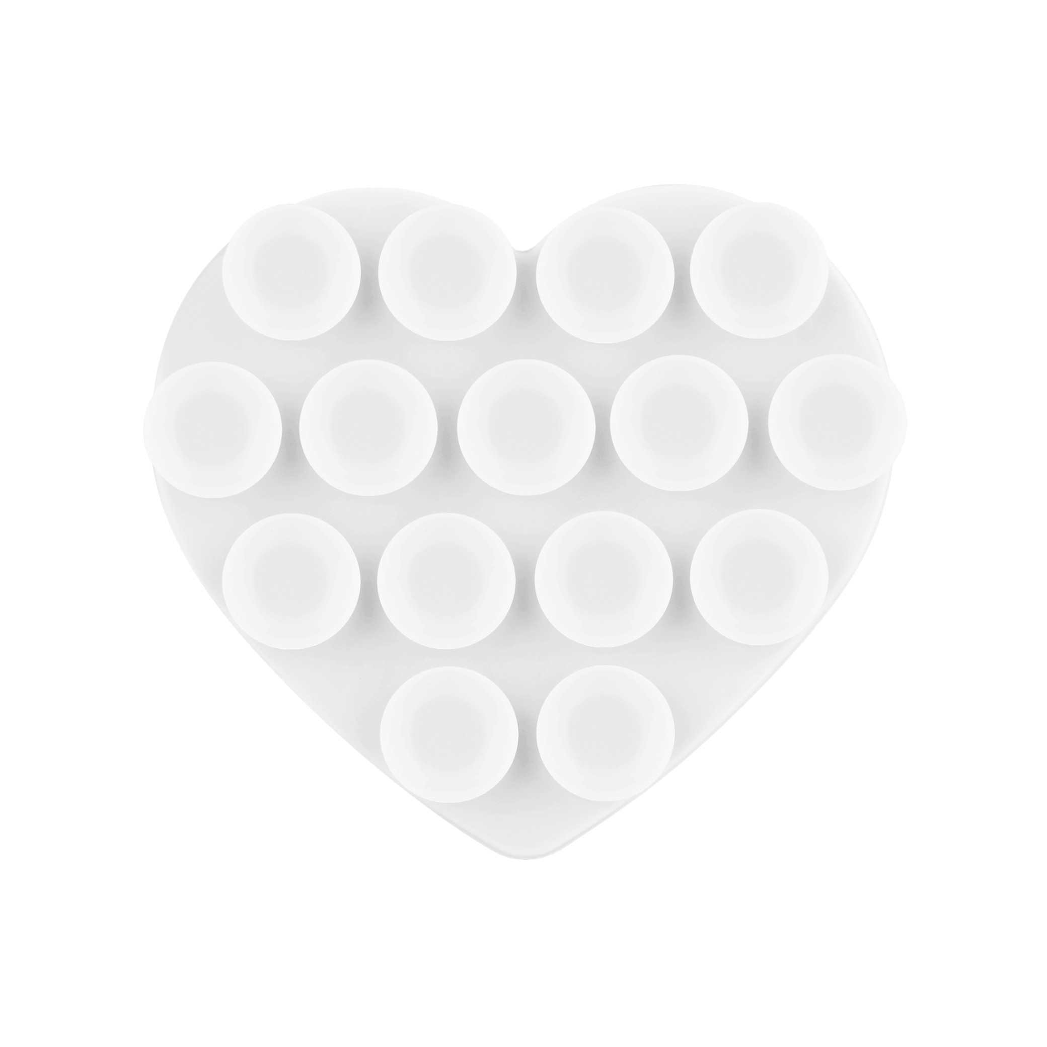 Support Ventouse Coeur (Blanc)