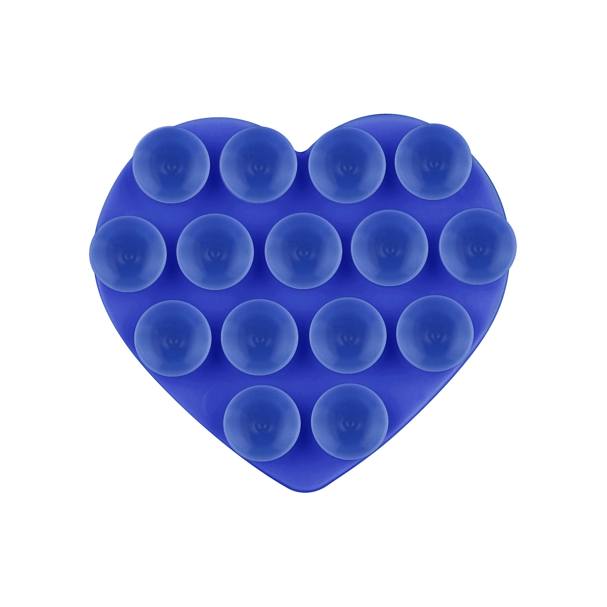 Support Ventouse Coeur (Bleu Foncé)