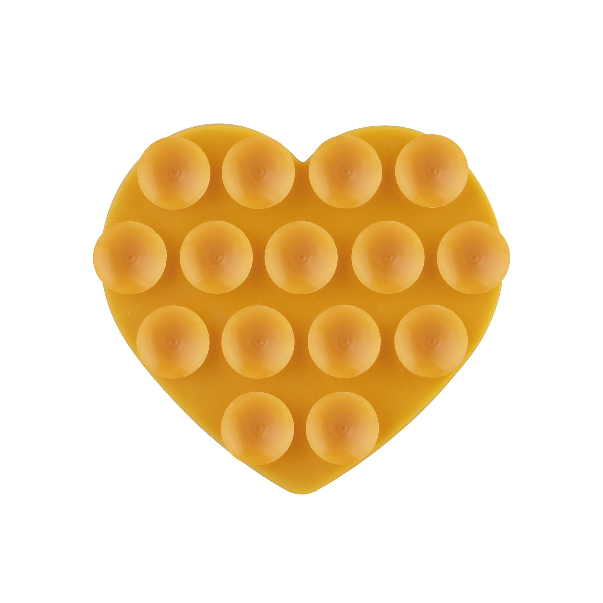 Support Ventouse Coeur (Orange)