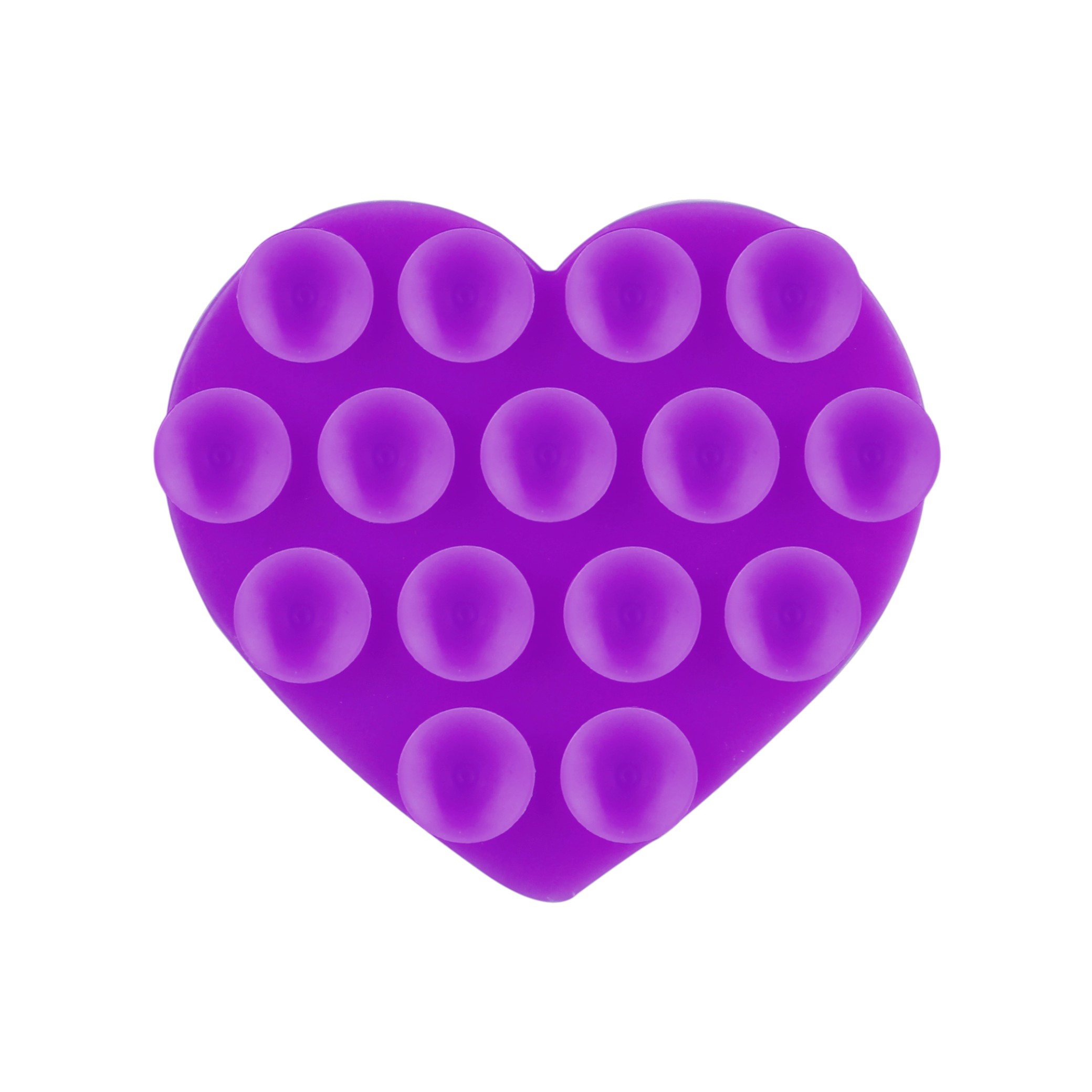 Support Ventouse Coeur (Violet)