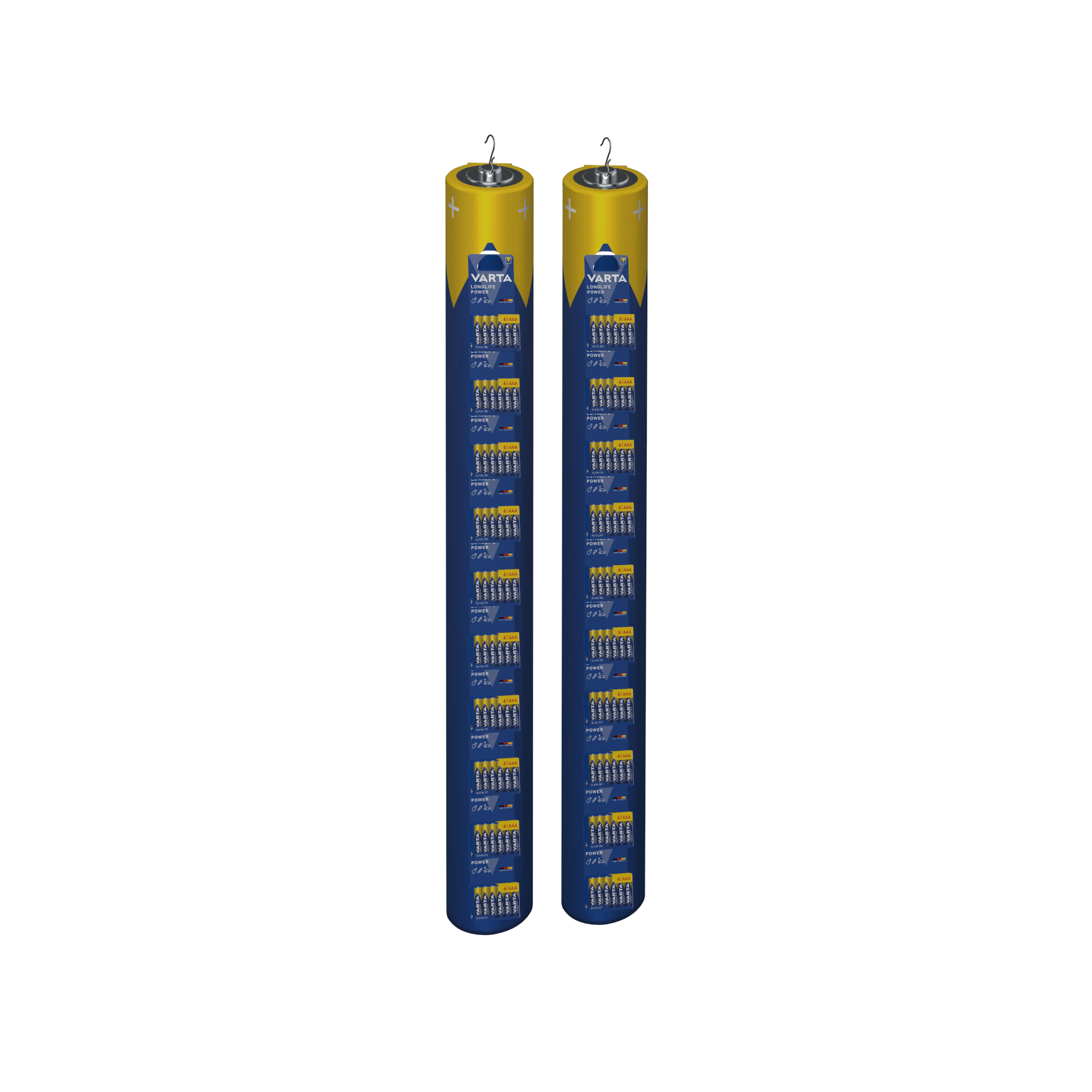 VARTA Bande de Suspension 10x Piles LLP (Bleu)
