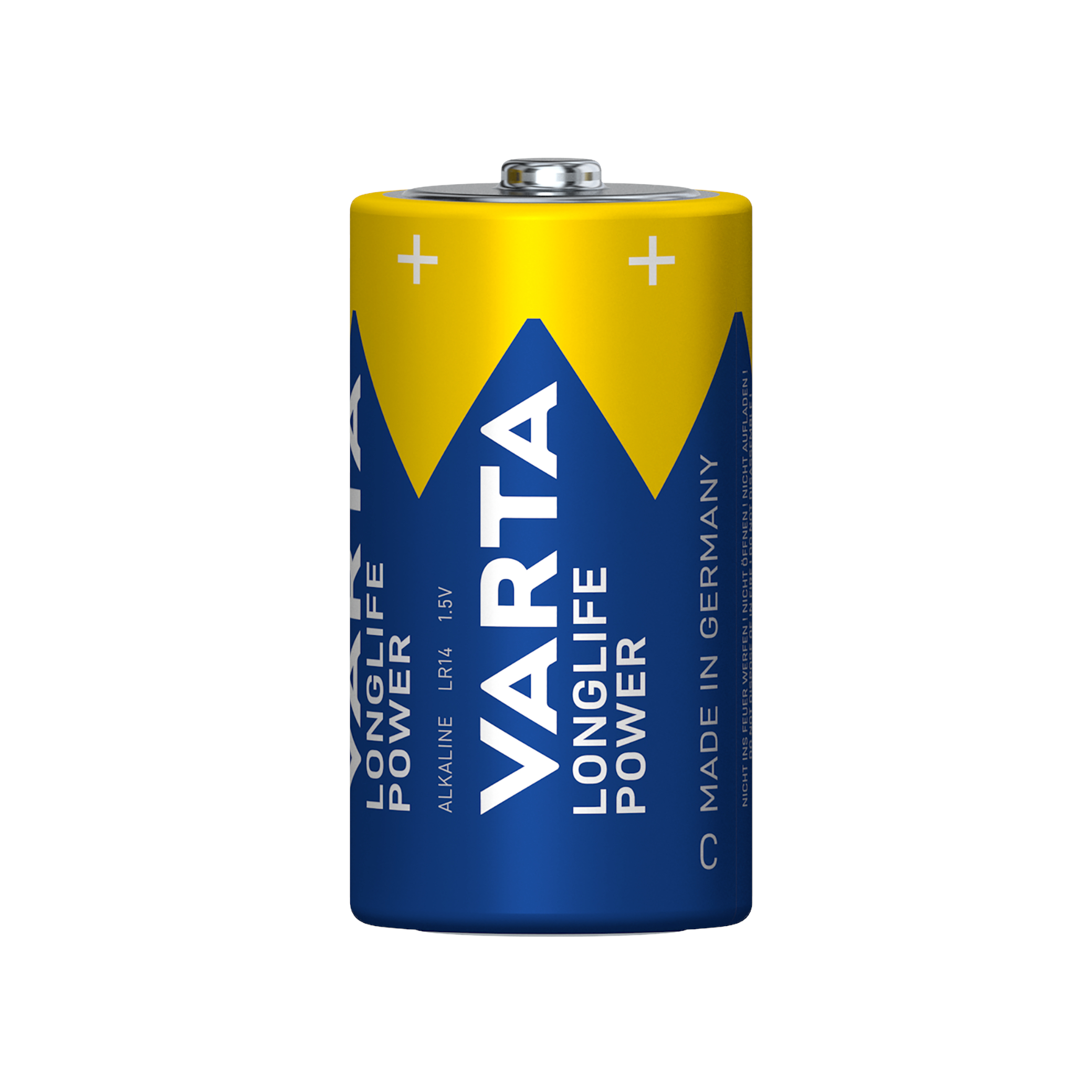 VARTA Pack 2 Piles Alcalines Longlife Power (C)