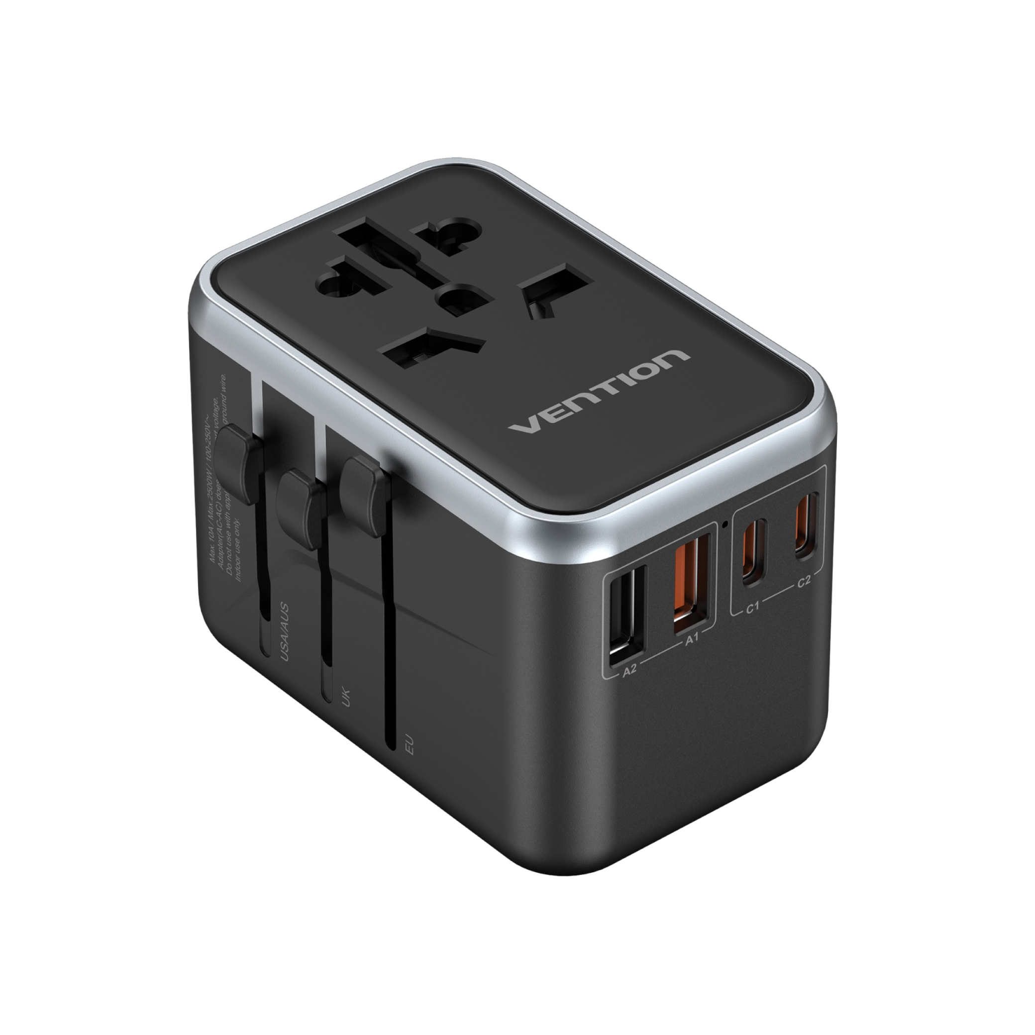 VENTION Adaptateur USB 4 Ports GaN