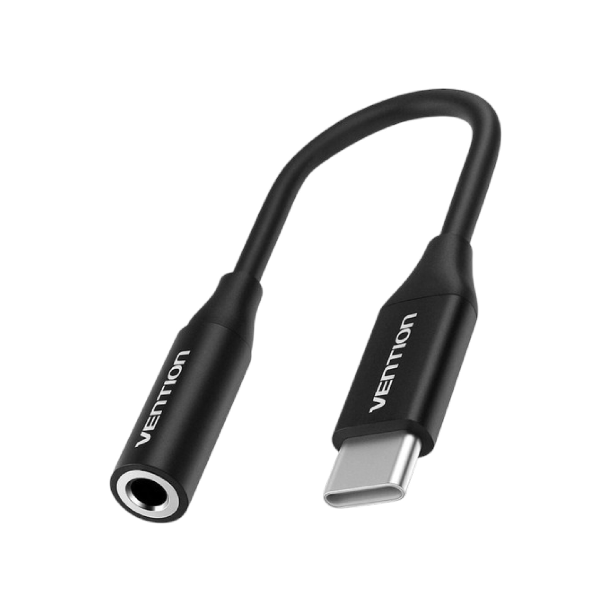 VENTION Adaptateur USB-C Mâle vers Jack 3,5mm (Noir)