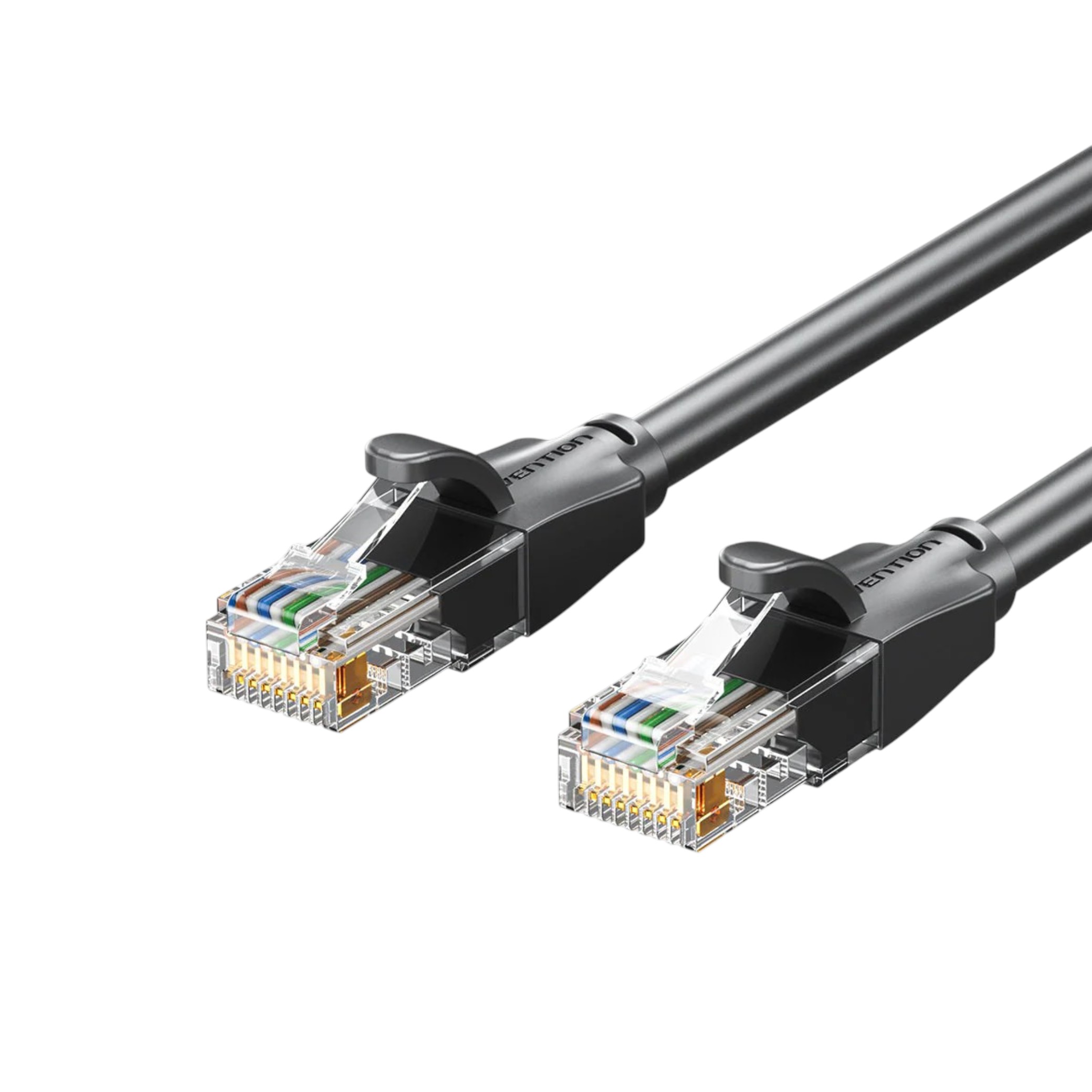 VENTION Câble de Brassage RJ45 UTP Cat.6 (0,5m) (Noir)