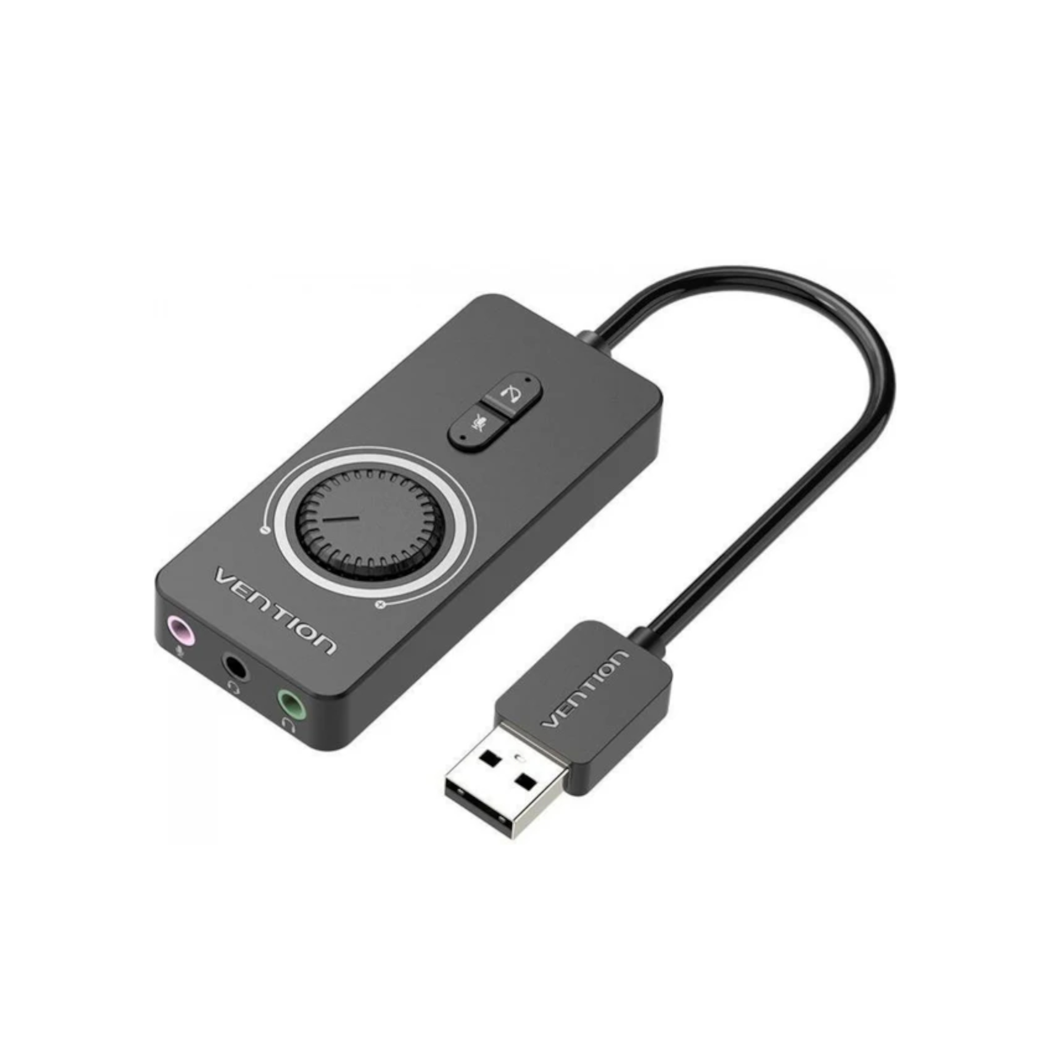VENTION Carte Son Externe USB avec Contrôle Volume