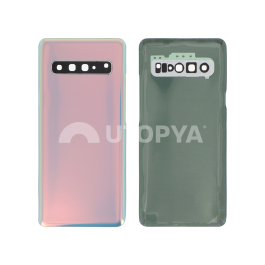 Vitre Arrière Argent Galaxy S10 5G (G977B) (Sans logo)