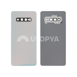 Vitre Arrière Blanche Galaxy S10+ (G975F) (Sans logo)