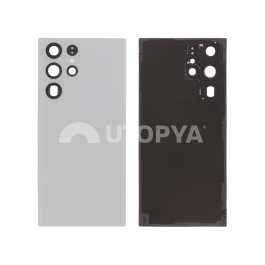 Vitre Arrière Blanche Galaxy S22 Ultra (S908B) (Sans logo)