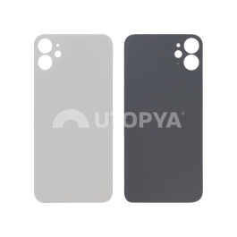 Vitre Arrière Blanche iPhone 11 (Large Hole) (Sans Logo)