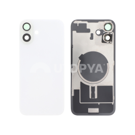 Vitre Arrière Blanche iPhone 16 Plus (Avec MagSafe) (Sans Logo)