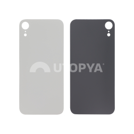 Vitre Arrière Blanche iPhone XR (Large Hole) (Sans Logo)