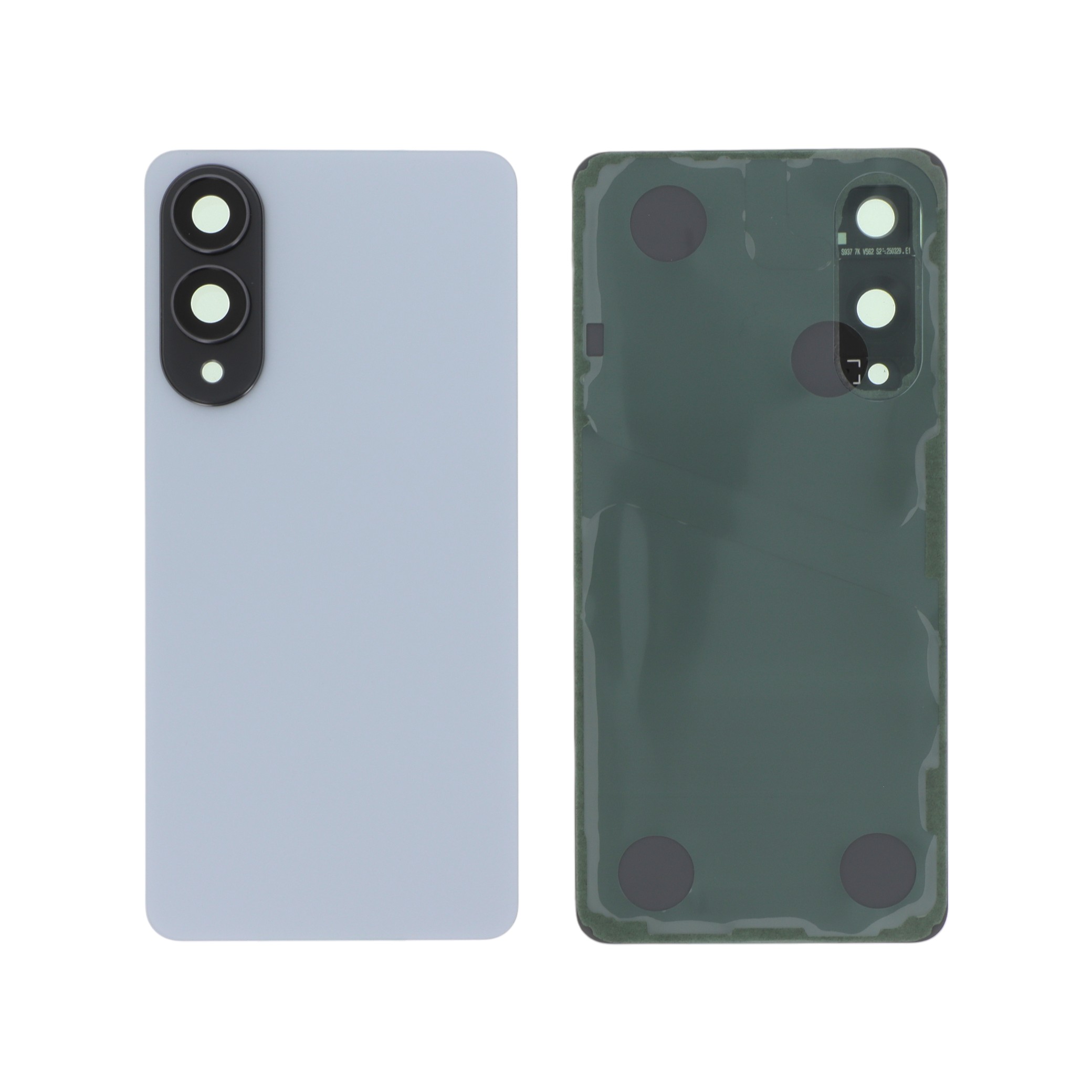 Vitre Arrière Bleu Titane + Lentille Caméra Galaxy S25 Edge (S937B) (Sans Logo)