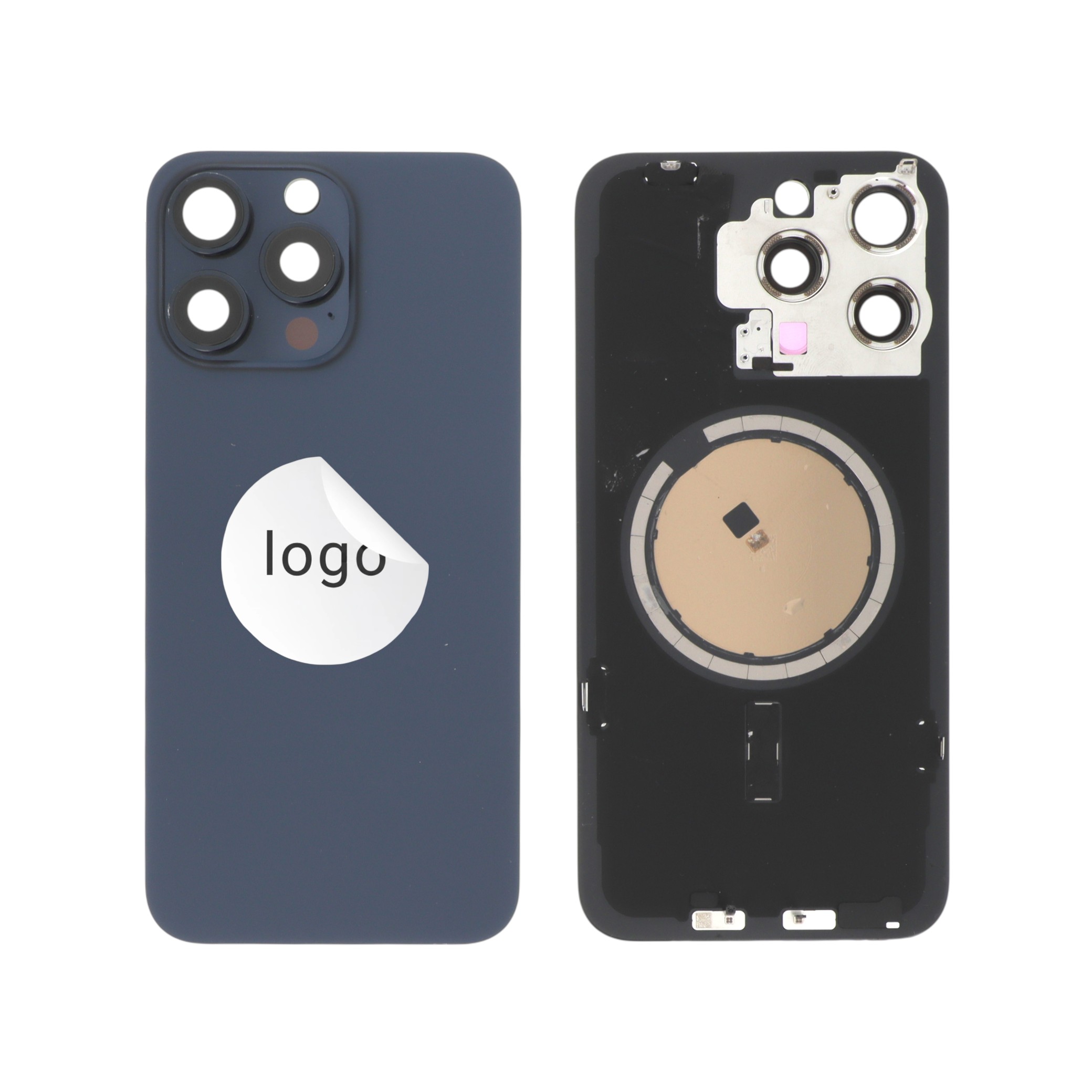 Vitre Arrière Bleue iPhone 15 Pro Max (Pulled B)