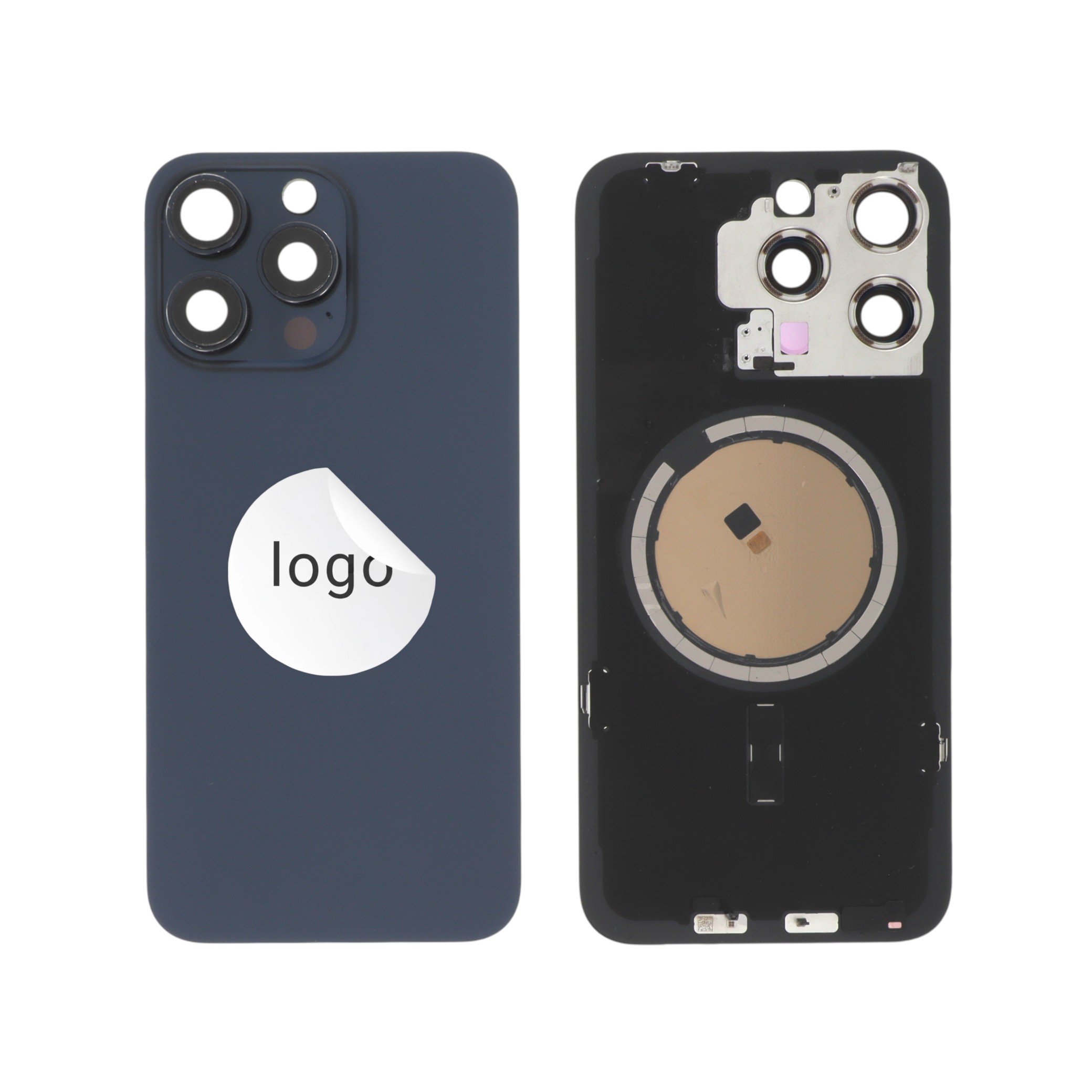 Vitre Arrière Bleue iPhone 15 Pro Max (Pulled C)