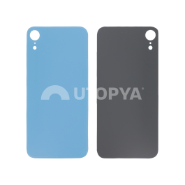 Vitre Arrière Bleue iPhone XR (Large Hole) (Sans Logo)