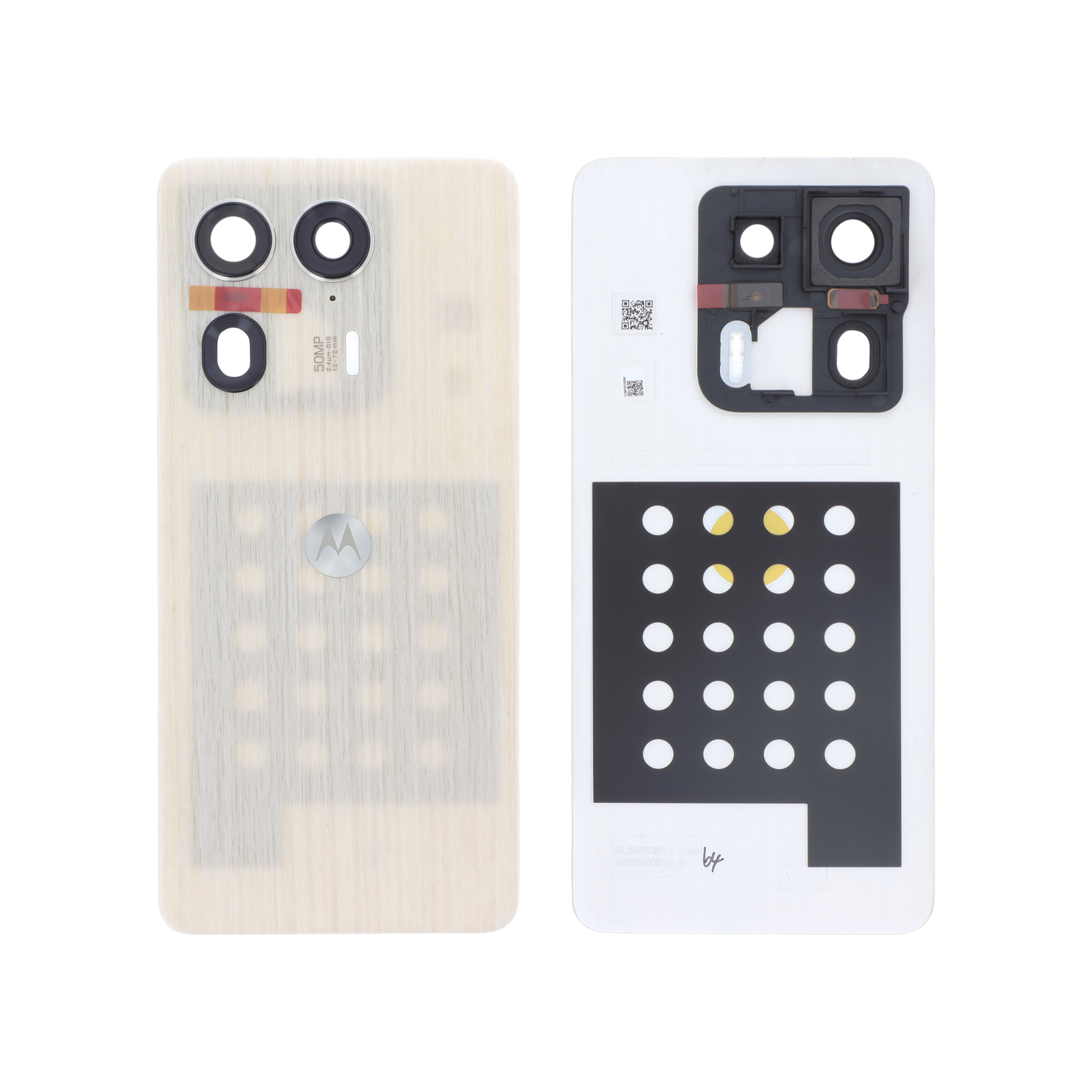 Vitre Arrière Bois Nordique Motorola Edge 50 Ultra