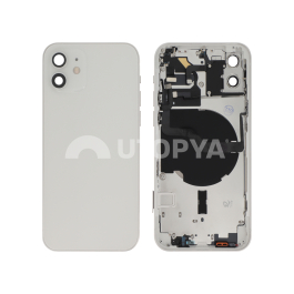 Vitre Arrière Complète Blanche iPhone 12 (Sans Logo)