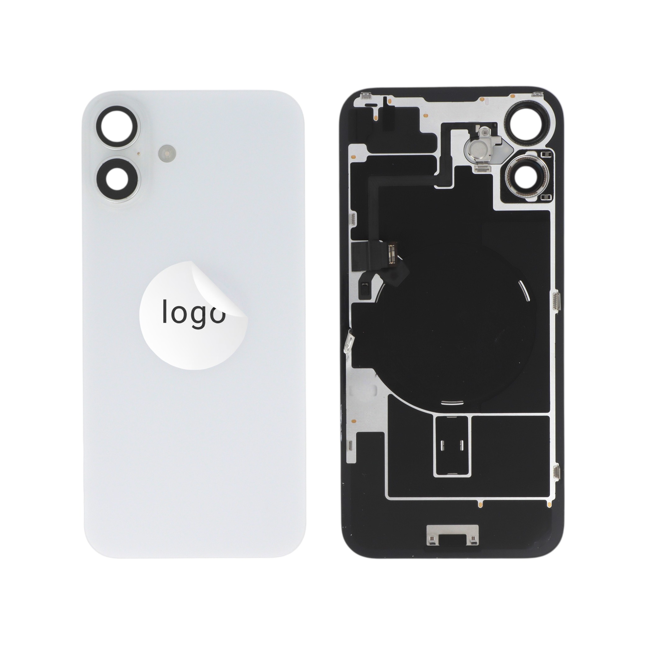 Vitre Arrière Complète Blanche iPhone 16 Plus (Pulled A)