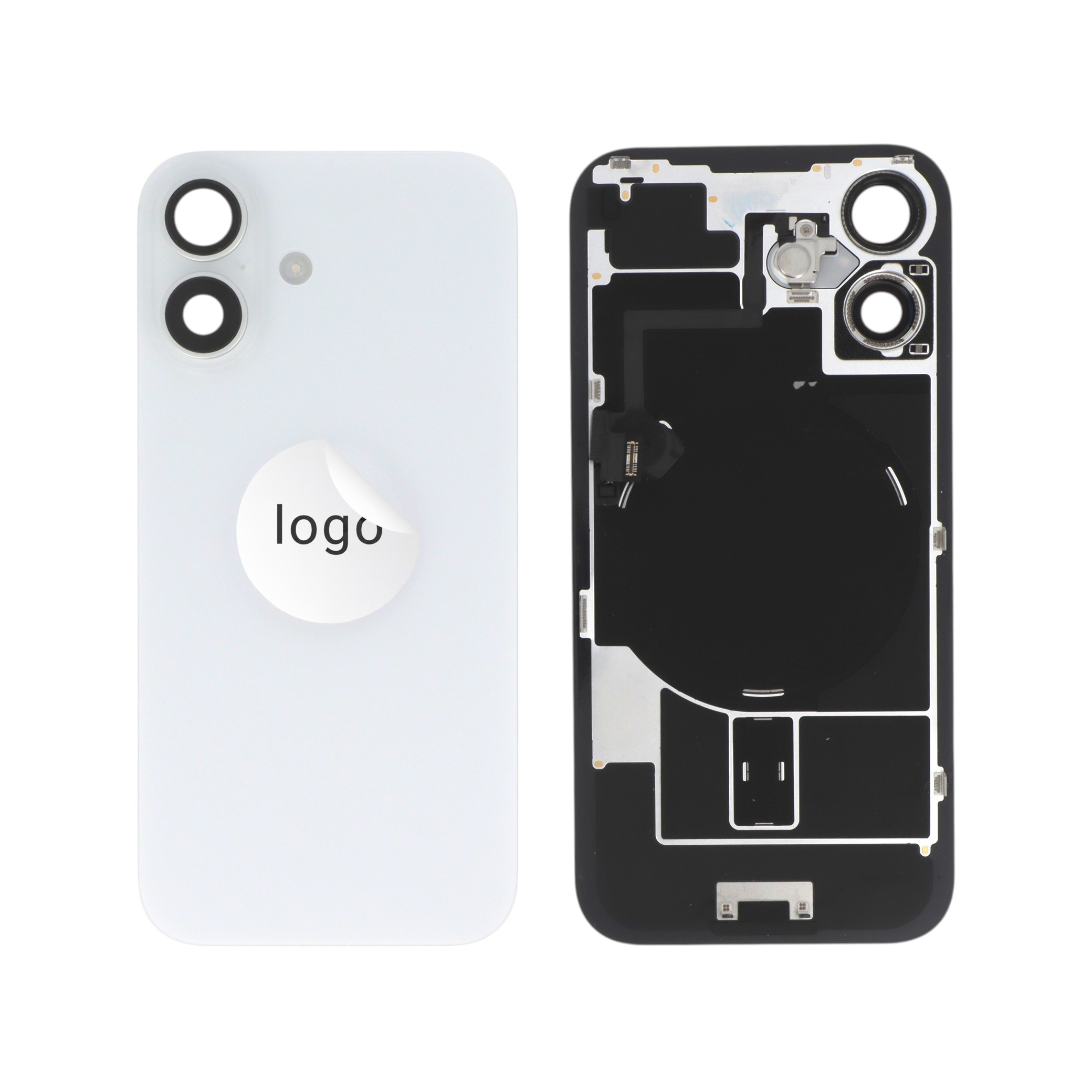Vitre Arrière Complète Blanche iPhone 16 (Pulled A)