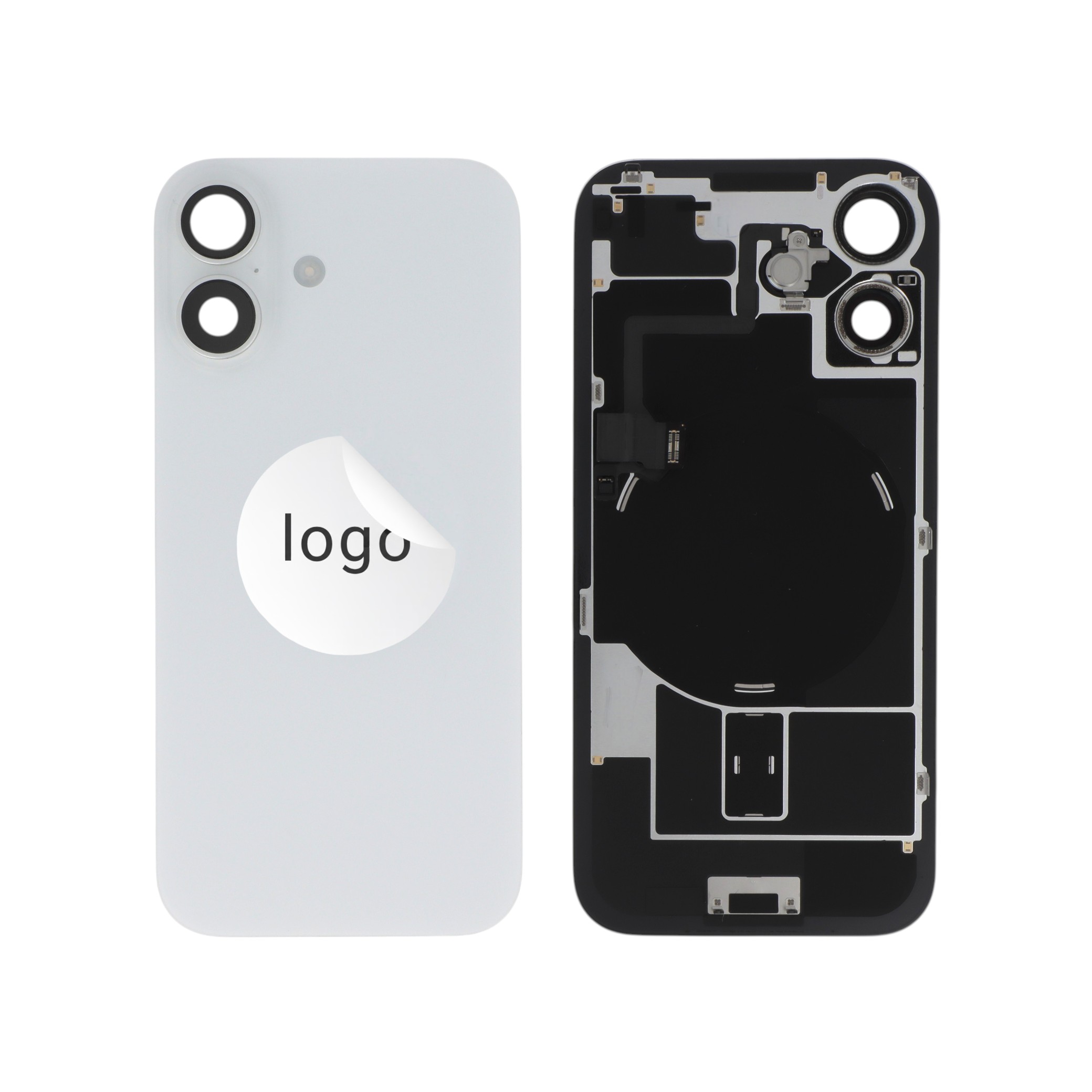 Vitre Arrière Complète Blanche iPhone 17 (Pulled A)