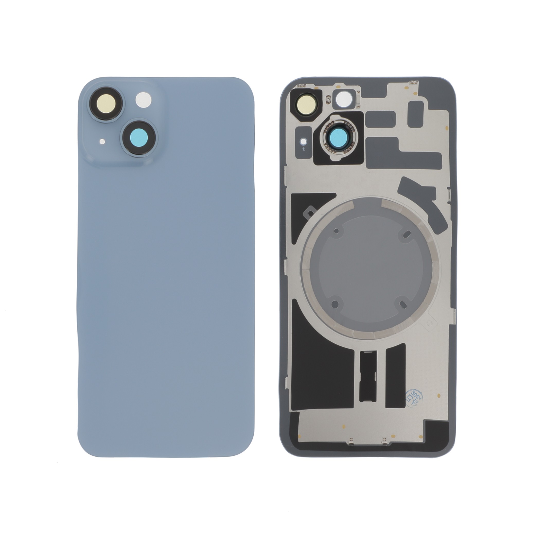 Vitre Arrière Complète Bleue iPhone 14 (Avec MagSafe) (Sans Logo)