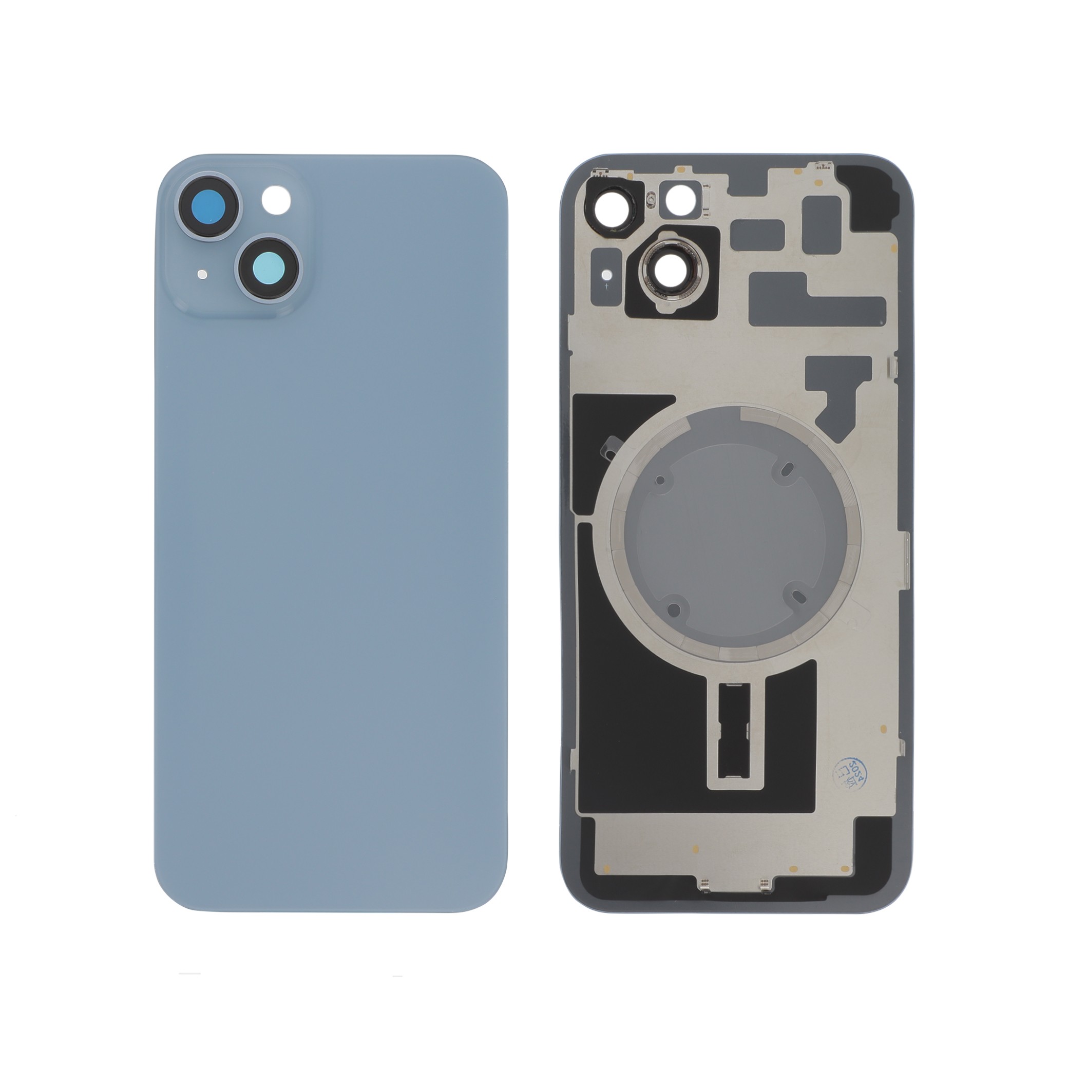 Vitre Arrière Complète Bleue iPhone 14 Plus (Avec MagSafe) (Sans Logo)