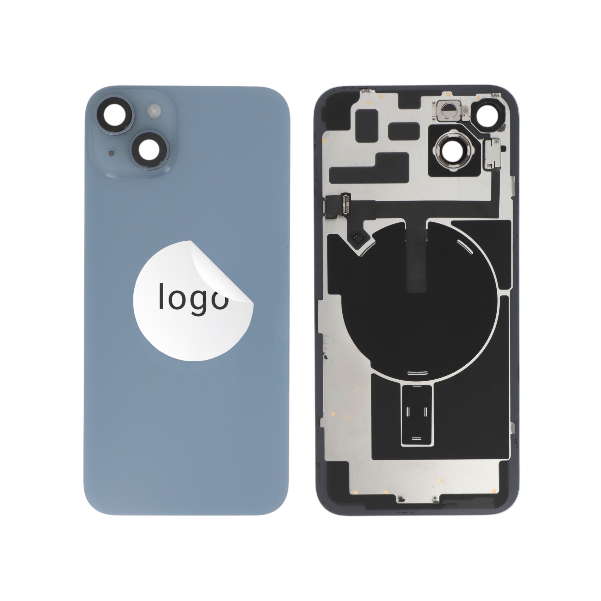 Vitre Arrière Complète Bleue iPhone 14 Plus (Pulled A)