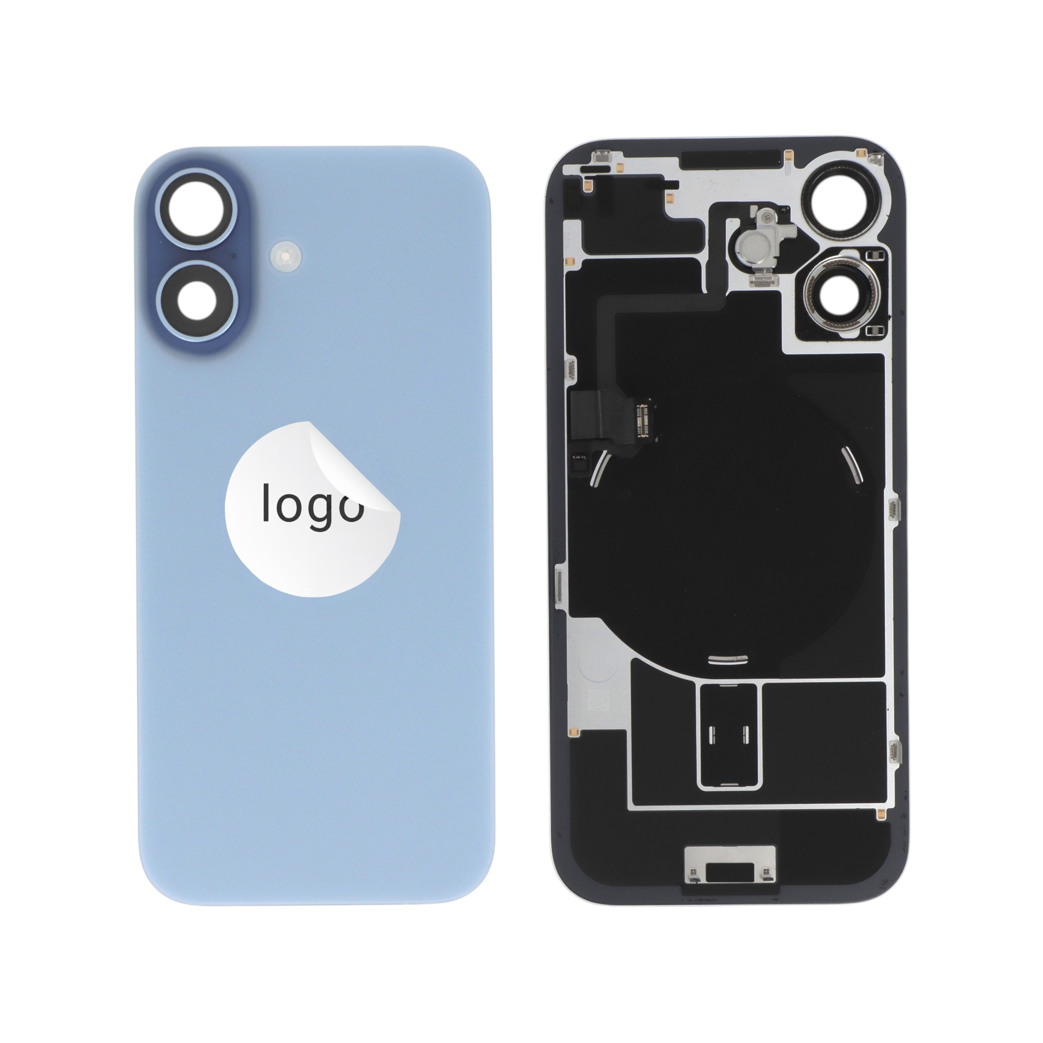 Vitre Arrière Complète Brume iPhone 17 (Pulled A)