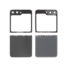 Vitre Arrière Complète Graphite Galaxy Z Flip5 (F731B) (Sans logo)