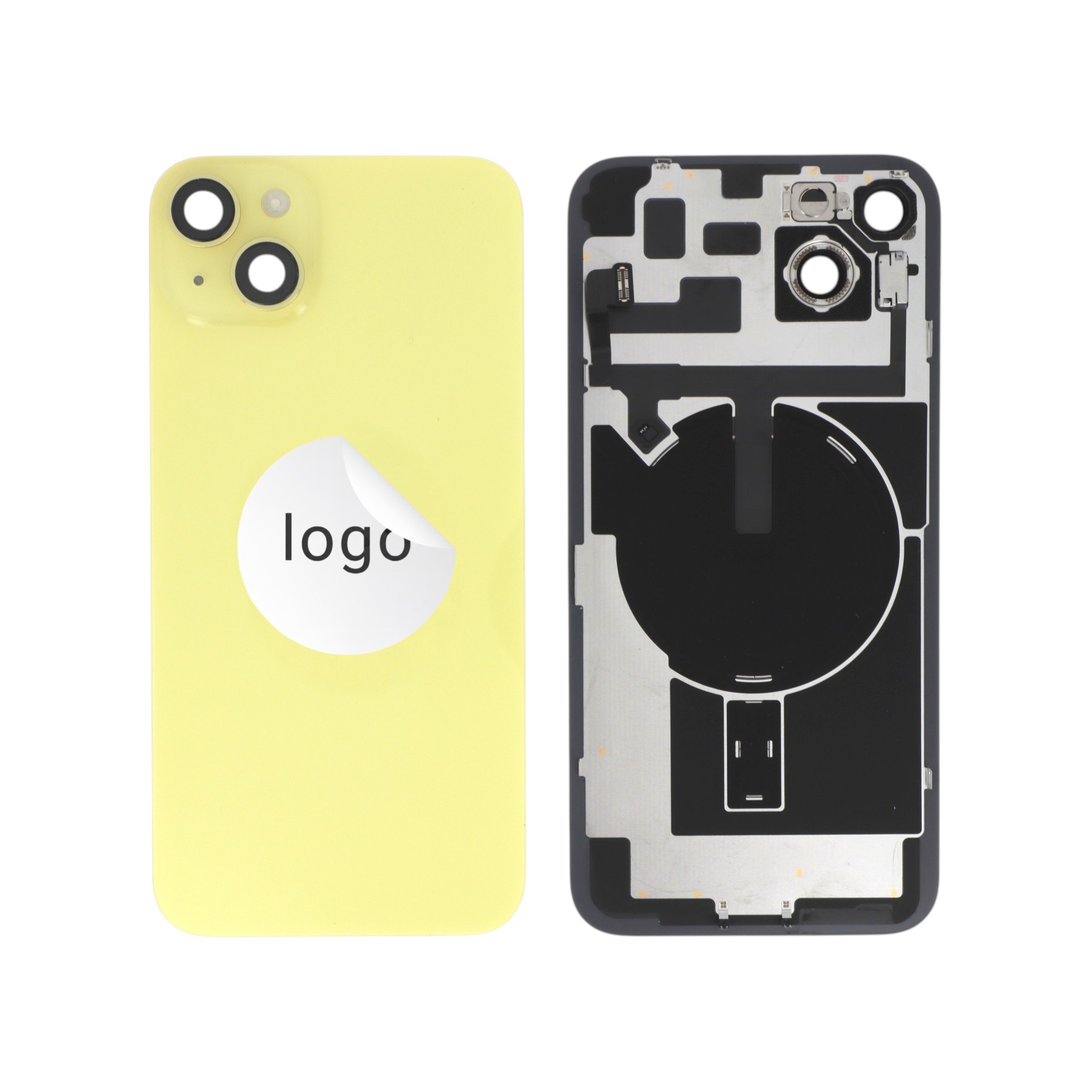 Vitre Arrière Complète Jaune iPhone 14 Plus (Pulled A)