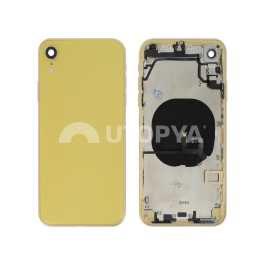 Vitre Arrière Complète Jaune iPhone XR (Sans Logo)