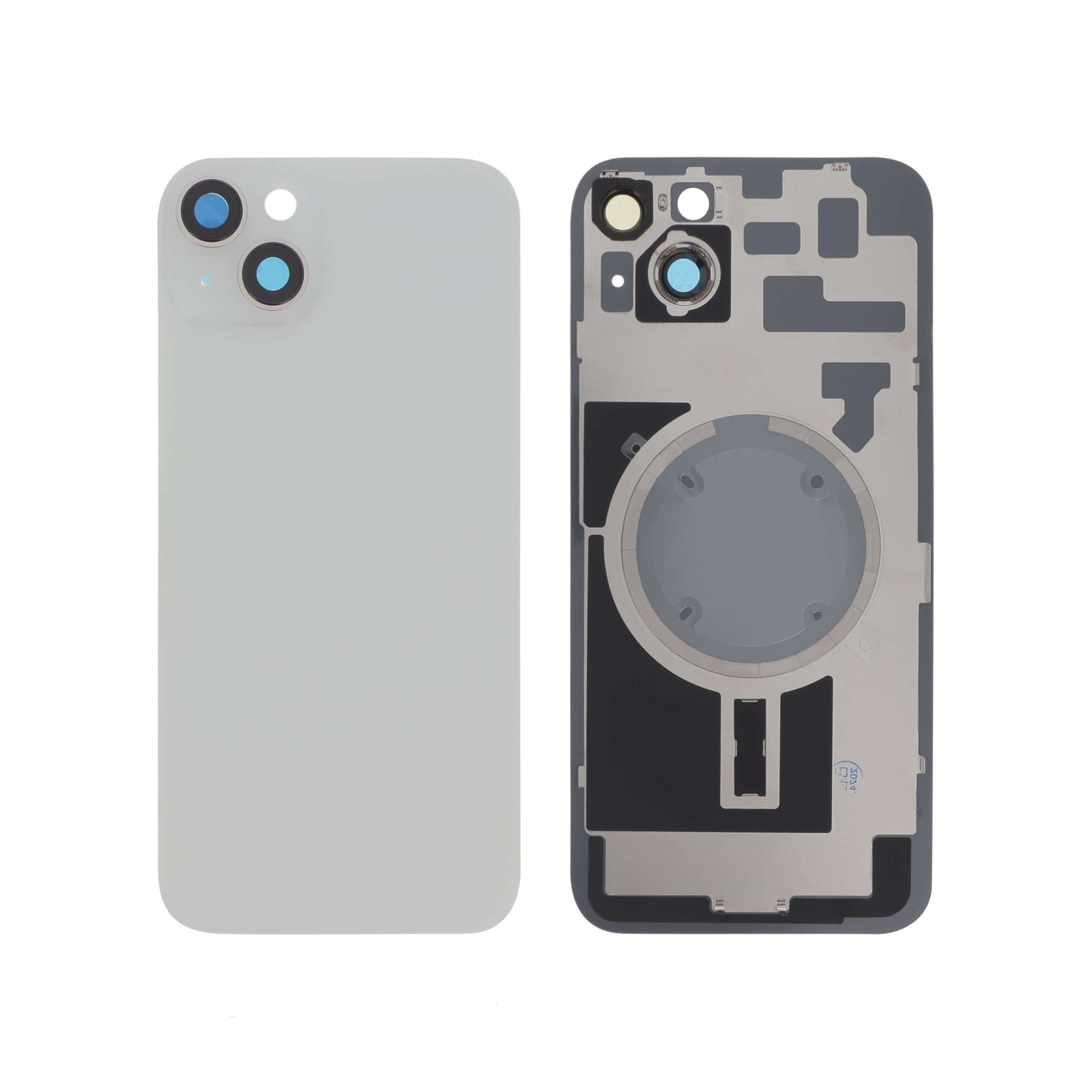 Vitre Arrière Complète Lumière Stellaire iPhone 14 Plus (Avec MagSafe) (Sans Logo)