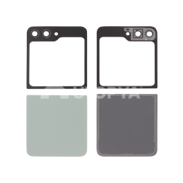 Vitre Arrière Complète Menthe Galaxy Z Flip5 (F731B) (Sans logo)