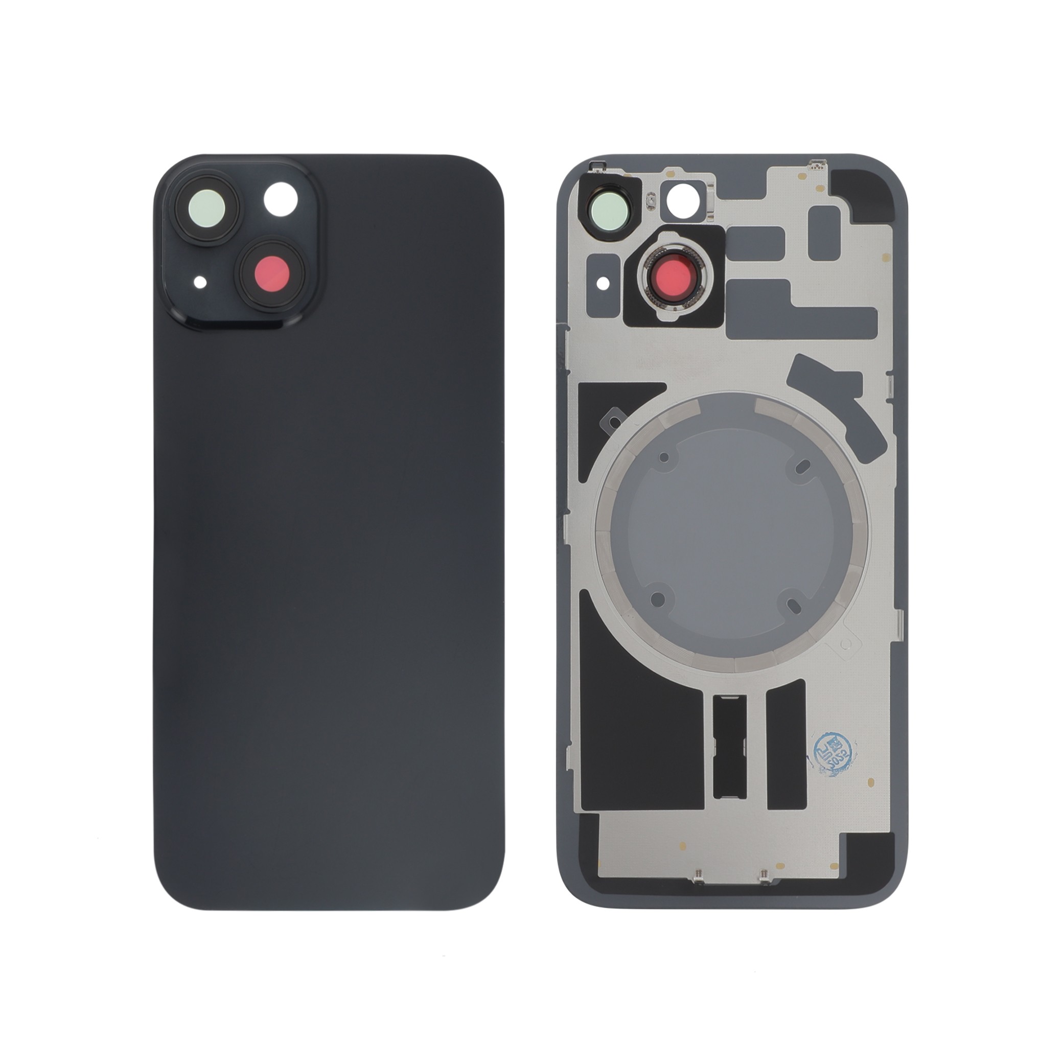 Vitre Arrière Complète Minuit iPhone 14 (Avec MagSafe) (Sans Logo)